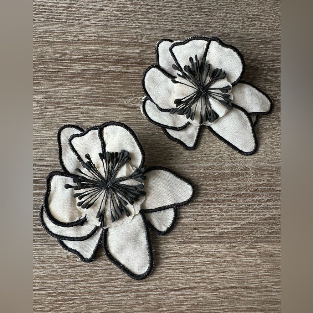 Bohemian flower earrings A983 - Picture 2 of 4